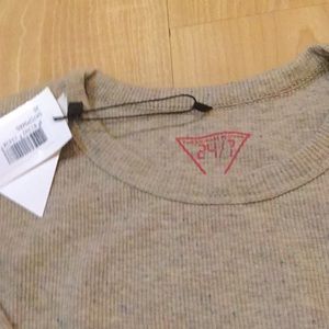 Beige Long Sleeved T shirt